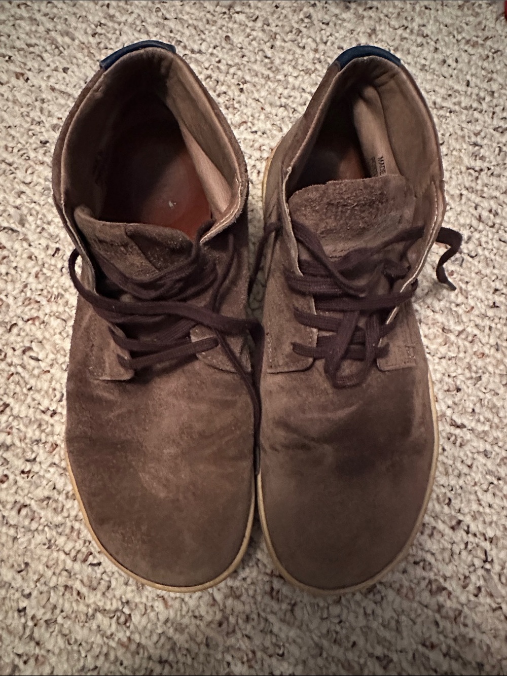Men's Birkenstock Brown Suede Casual Lace-Up Boots 42
